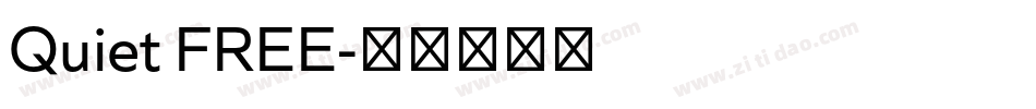 Quiet FREE字体转换
